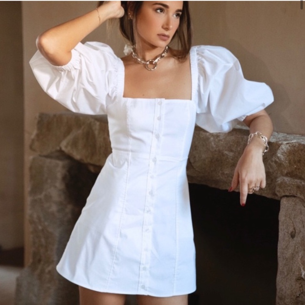 Danielle Bernstein - Puff Sleeve Mini Dress 6